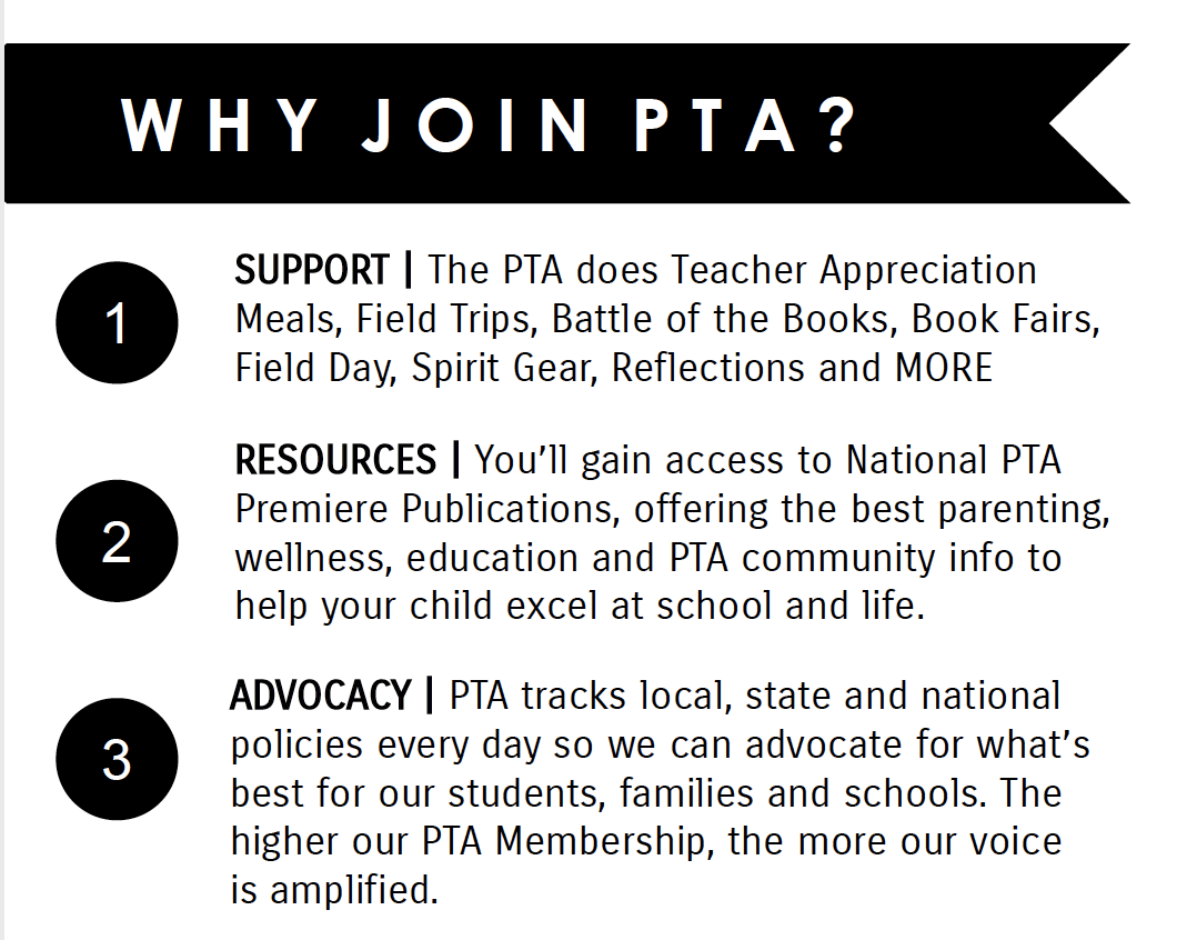 Join PTA Rose Creek Elementary